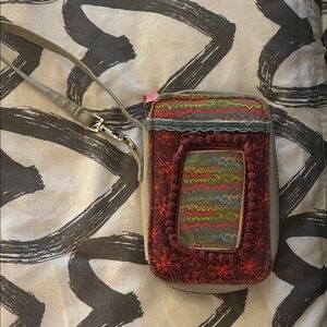Natural Life Patterned Wristlet